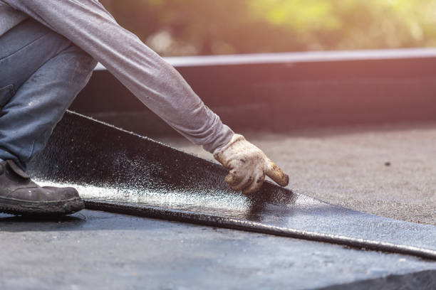 Professional Waterproofing technician working in Columbia, PA